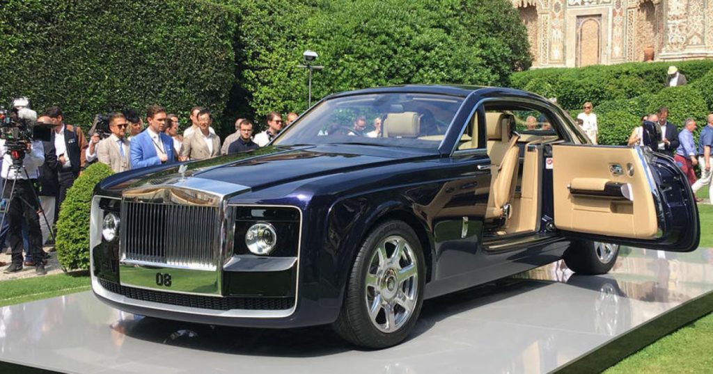 מכונית הכי יקרה בעולם Rolls Royce Sweptail